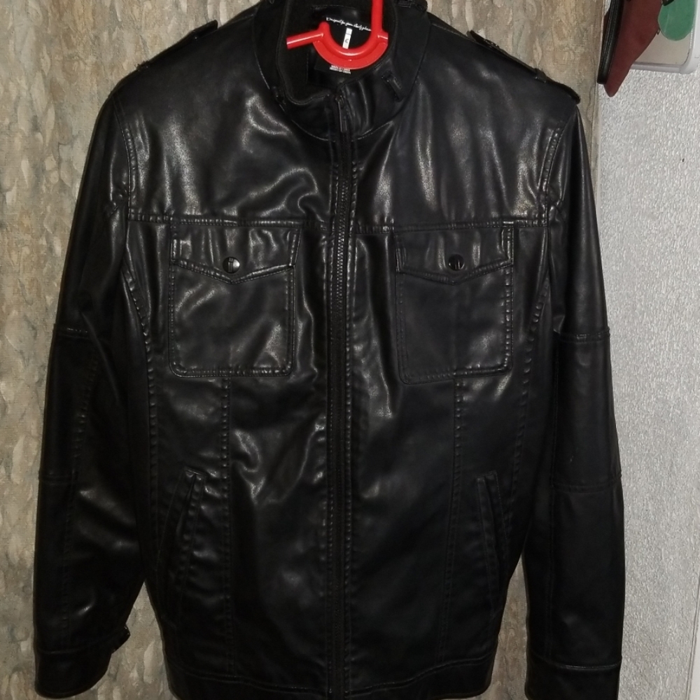 "i jeans by Buffalo" Leather Jacket.